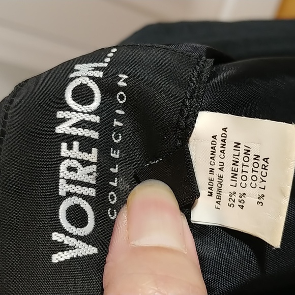 Votre Nom linen blazer black size 2 - Picture 7 of 8